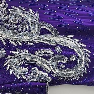 Vintage sequin and silk dress